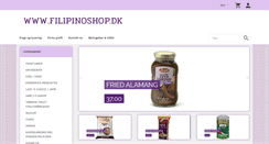 Desktop Screenshot of filipinoshop.dk